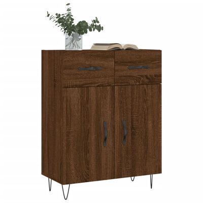 vidaXL Sideboard Brown Oak 69.5x34x90 cm Engineered Wood