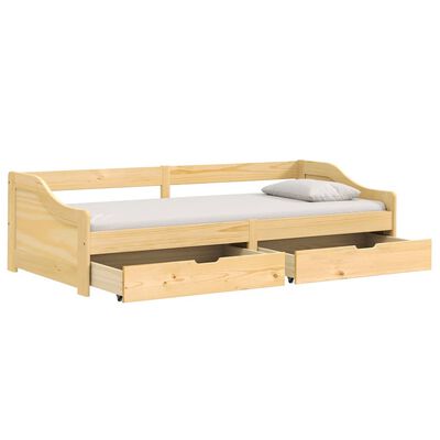 vidaXL Day Bed with 2 Drawers without Mattress "IRUN" 90x200 cm