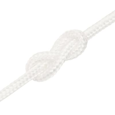 vidaXL Boat Rope Full White 4 mm 500 m Polypropylene