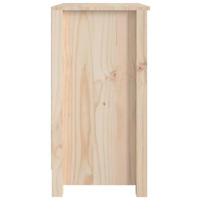 vidaXL Book Cabinet 50x35x68 cm Solid Wood Pine