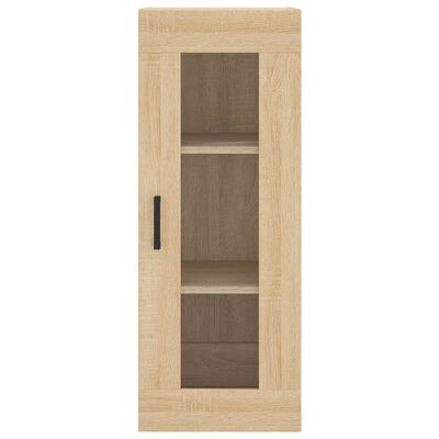 vidaXL Highboard Sonoma Oak 34.5x34x180 cm Engineered Wood