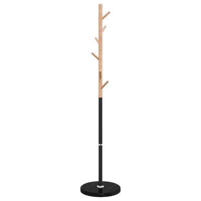 vidaXL Coat Stand Black 172 cm Powder-coated Iron