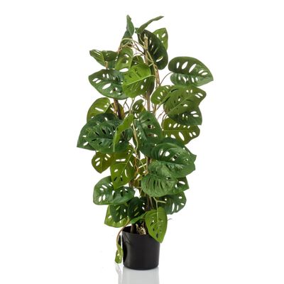 Emerald Artificial Monstera Monkey 75 cm in Pot