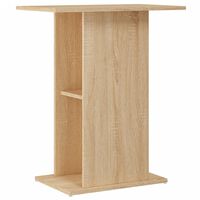 vidaXL Aquarium Stand Sonoma Oak 60.5x36x72.5 cm Engineered Wood