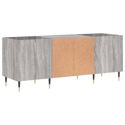 vidaXL Record Cabinet Grey Sonoma 121x38x48 cm Engineered Wood