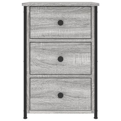 vidaXL Bedside Cabinets 2 pcs Grey Sonoma 40x36x60 cm Engineered Wood