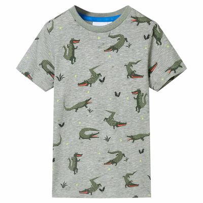 Kids' T-shirt Light Khaki Melange 140