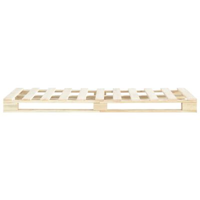 vidaXL Pallet Bed Frame without Mattress Solid Pine Wood 120x200 cm