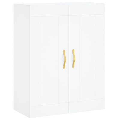 vidaXL Wall Mounted Cabinets 2 pcs White Engineered Wood