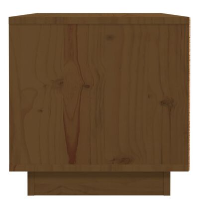 vidaXL Bedside Cabinet Honey Brown 40x34x35 cm Solid Wood Pine