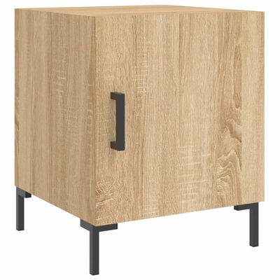 vidaXL Bedside Cabinet Sonoma Oak 40x40x50 cm Engineered Wood