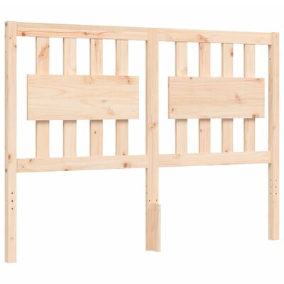 vidaXL Bed Frame without Mattress 140x200 cm Solid Wood Pine