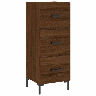 vidaXL Highboard Brown Oak 34.5x34x180 cm Engineered Wood