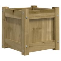 vidaXL Garden Planter 31x31x31 cm Impregnated Wood Pine