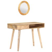 vidaXL Dressing Table 100x50x76 cm Solid Mango Wood