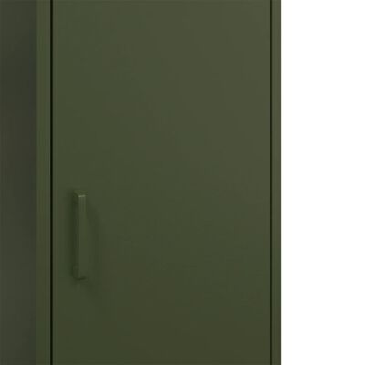 vidaXL Highboard Olive Green 36x39x113 cm Steel