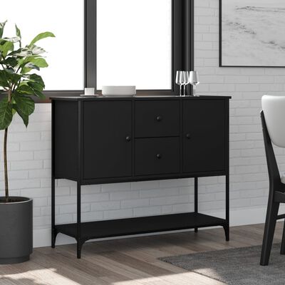 vidaXL Sideboard Black 100x36x85 cm Engineered Wood