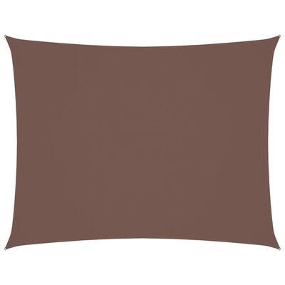 vidaXL Sunshade Sail Oxford Fabric Rectangular 2x3.5 m Brown