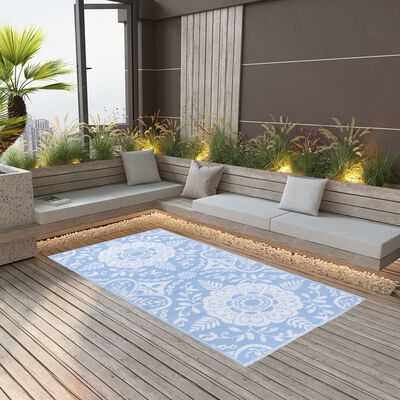 vidaXL Outdoor Carpet Baby Blue 160x230 cm PP