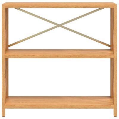 vidaXL 3-Tier Shelf 80x30x78 cm Solid Wood Oak