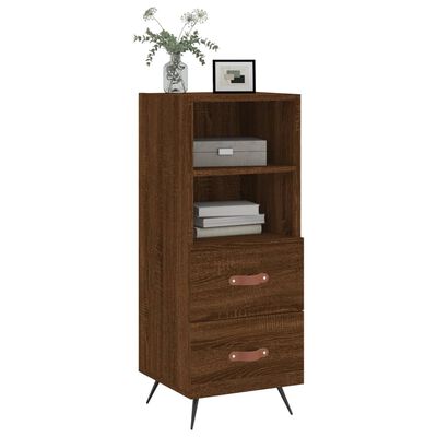 vidaXL Sideboard Brown Oak 34.5x34x90 cm Engineered Wood