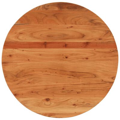 vidaXL Table Top Ø80x3.8 cm Round Solid Wood Acacia