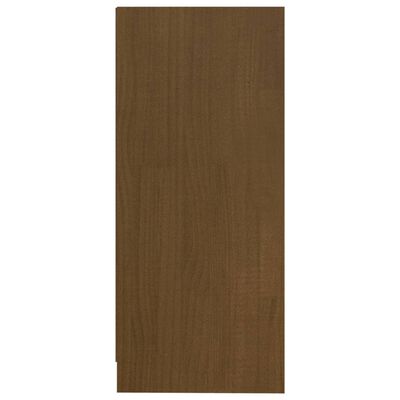 vidaXL Side Cabinet Honey Brown 35.5x33.5x76 cm Solid Pinewood