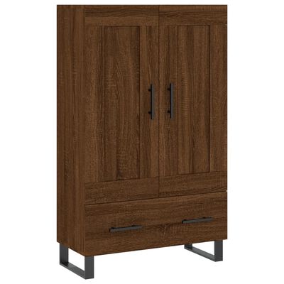 vidaXL Highboard Brown Oak 69.5x31x115 cm Engineered Wood