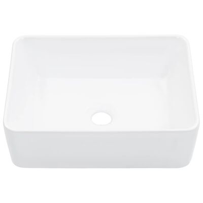 vidaXL Wash Basin 40x30x13 cm Ceramic White