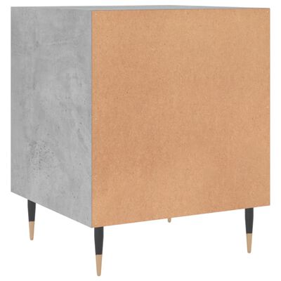 vidaXL Bedside Cabinets 2 pcs Concrete Grey 40x40x50 cm Engineered Wood