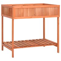 vidaXL Herb Planter 80x60x80 cm Solid Firwood