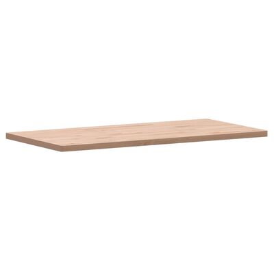 vidaXL Table Top 100x50x2.5 cm Rectangular Solid Wood Beech