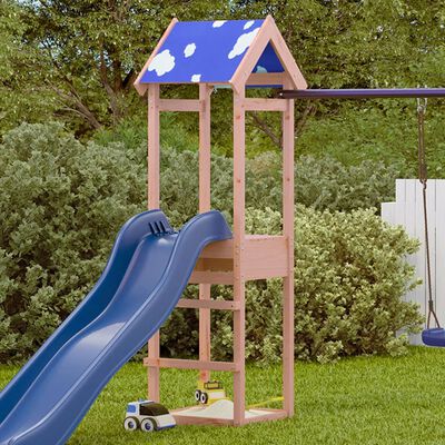 vidaXL Play Tower 52.5x46.5x195 cm Solid Wood Douglas Fir