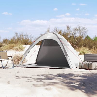 vidaXL Beach Tent Grey Waterproof