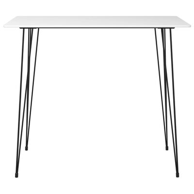 vidaXL Bar Table White 120x60x105 cm