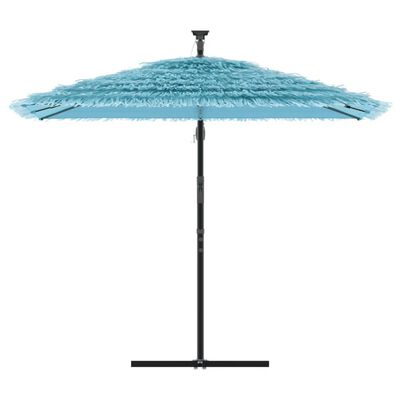 vidaXL Garden Parasol with Steel Pole Blue 246x246x230 cm