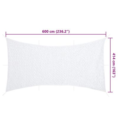 vidaXL Camouflage Net with Storage Bag 600x414 cm White