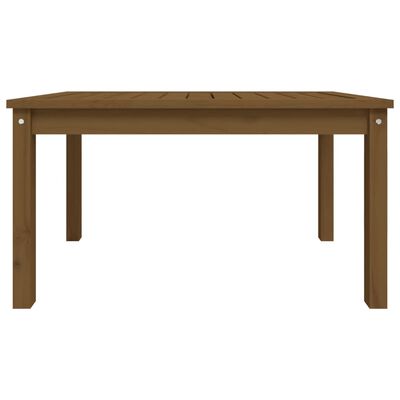 vidaXL Garden Table Honey Brown 82.5x50.5x45 cm Solid Wood Pine