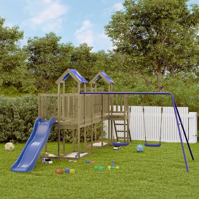 vidaXL Outdoor Playset Impregnated Wood Pine