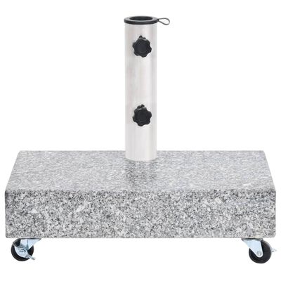 vidaXL Umbrella Base Light Grey 45x25x8.3 cm Granite