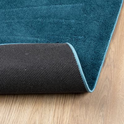 vidaXL Rug OVIEDO Short Pile Turquoise 160x160 cm