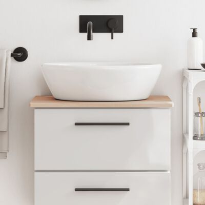 vidaXL Bathroom Countertop 60x40x1.5 cm Solid Wood Beech