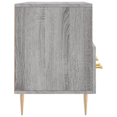 vidaXL TV Cabinet Grey Sonoma 102x36x50 cm Engineered Wood