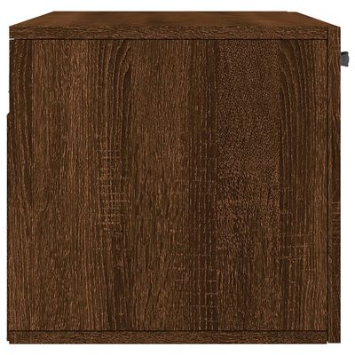 vidaXL Wall Cabinet Brown Oak 80x36.5x35 cm Engineered Wood