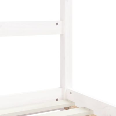 vidaXL Kids Bed Frame White 80x200 cm Solid Wood Pine