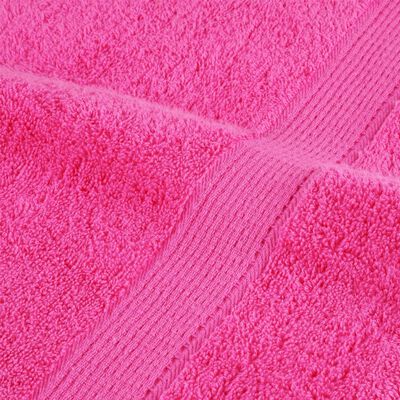 vidaXL Premium Soap Towels SOLUND 2 pcs Pink 30x30 cm 600 gsm