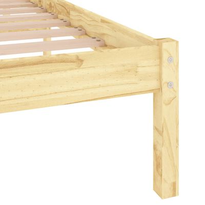 vidaXL Bed Frame without Mattress Solid Wood 160x200 cm