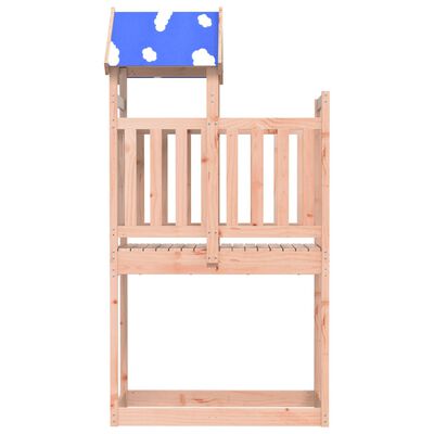 vidaXL Play Tower 110.5x52.5x215 cm Solid Wood Douglas Fir