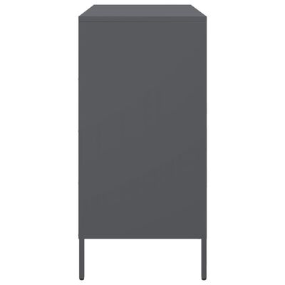 vidaXL Sideboard Anthracite 68x39x79 cm Steel