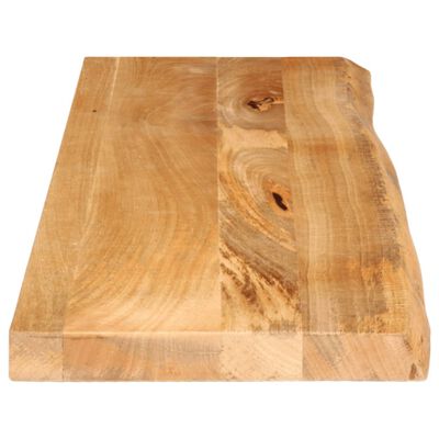 vidaXL Table Top Live Edge 110x30x2.5 cm Solid Wood Mango